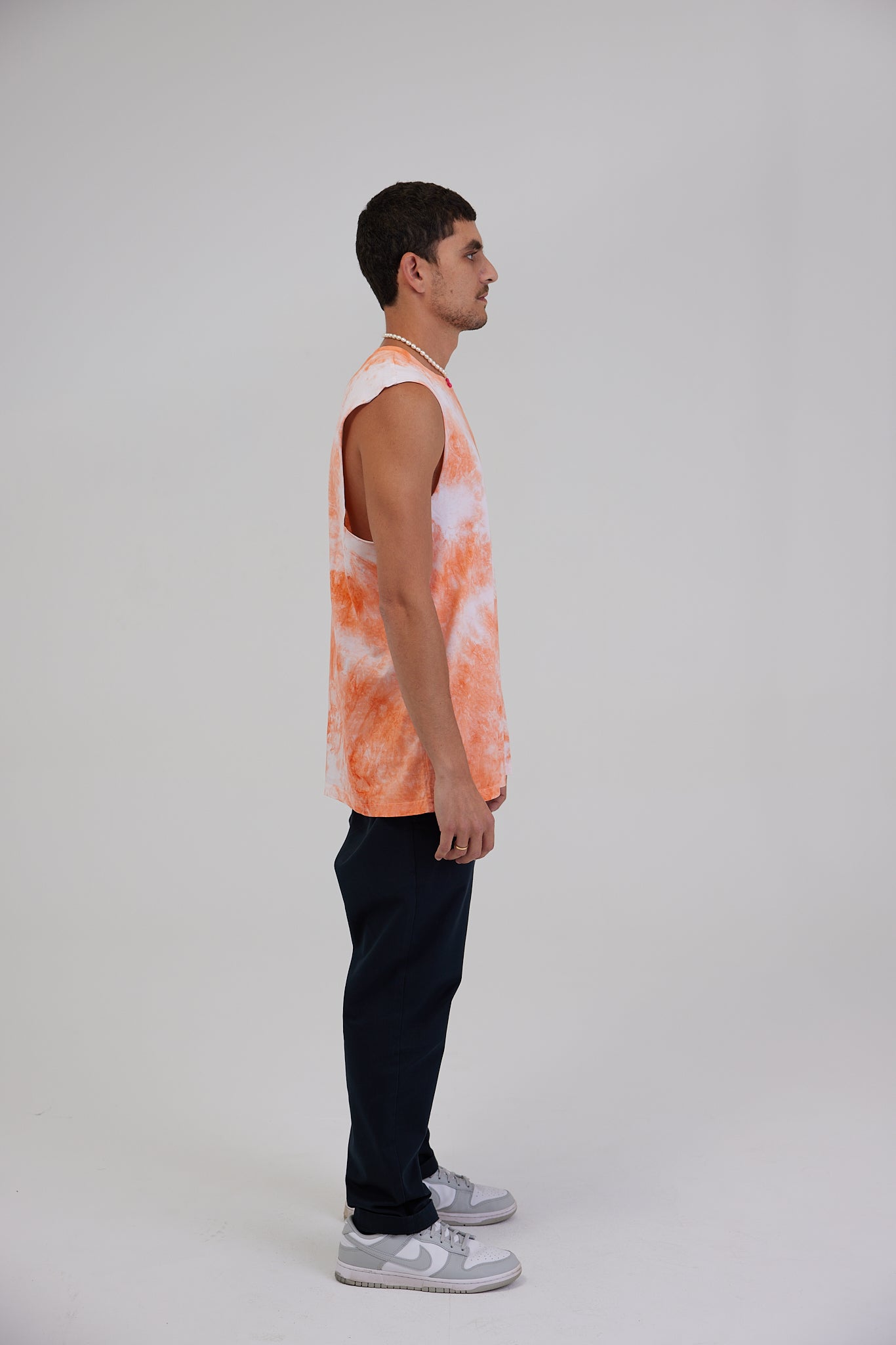 ORANGE TIE-DYE TANK