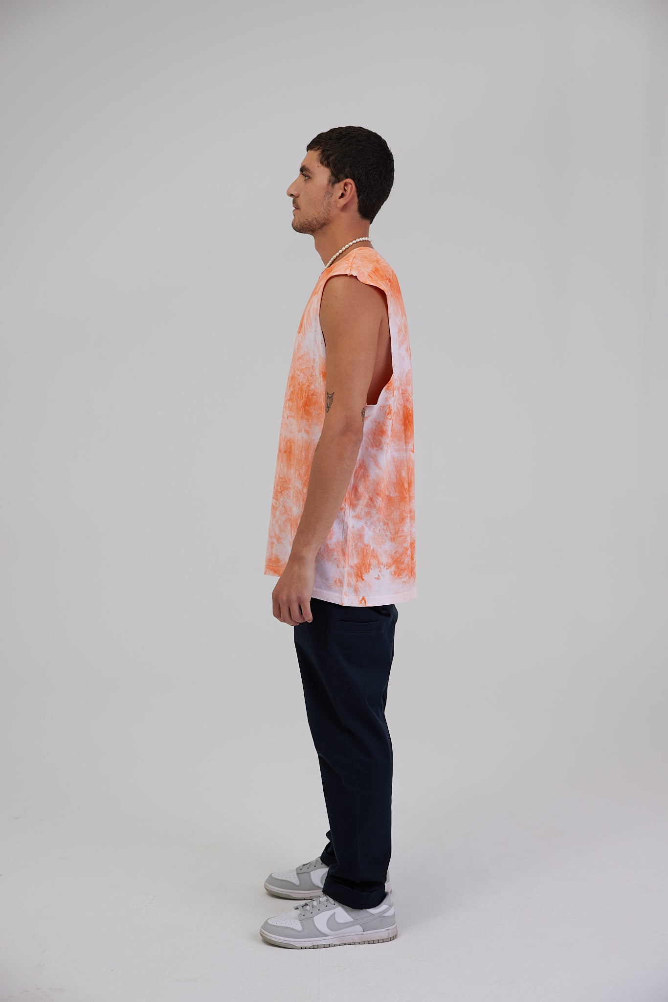 ORANGE TIE-DYE TANK