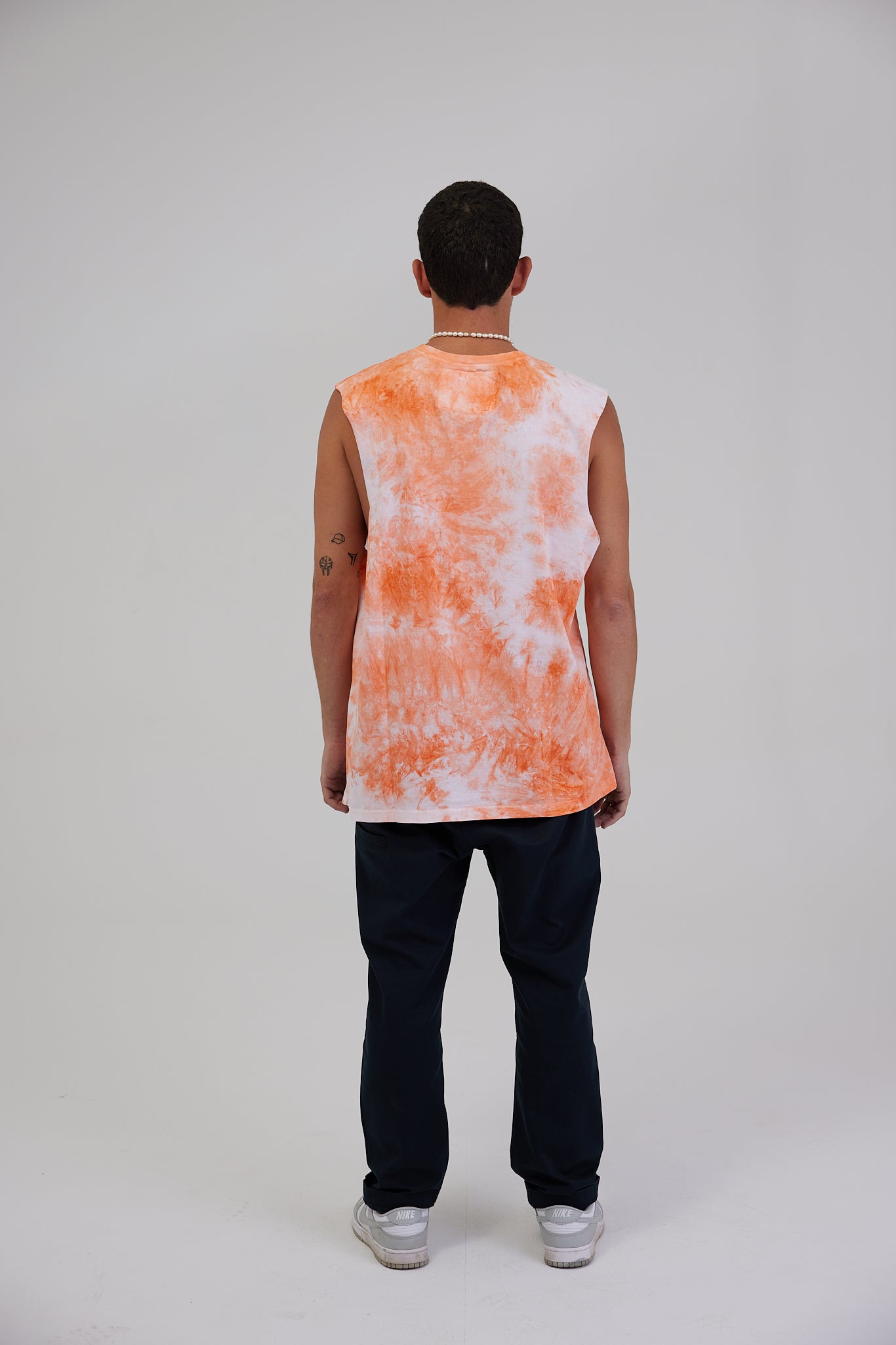 ORANGE TIE-DYE TANK