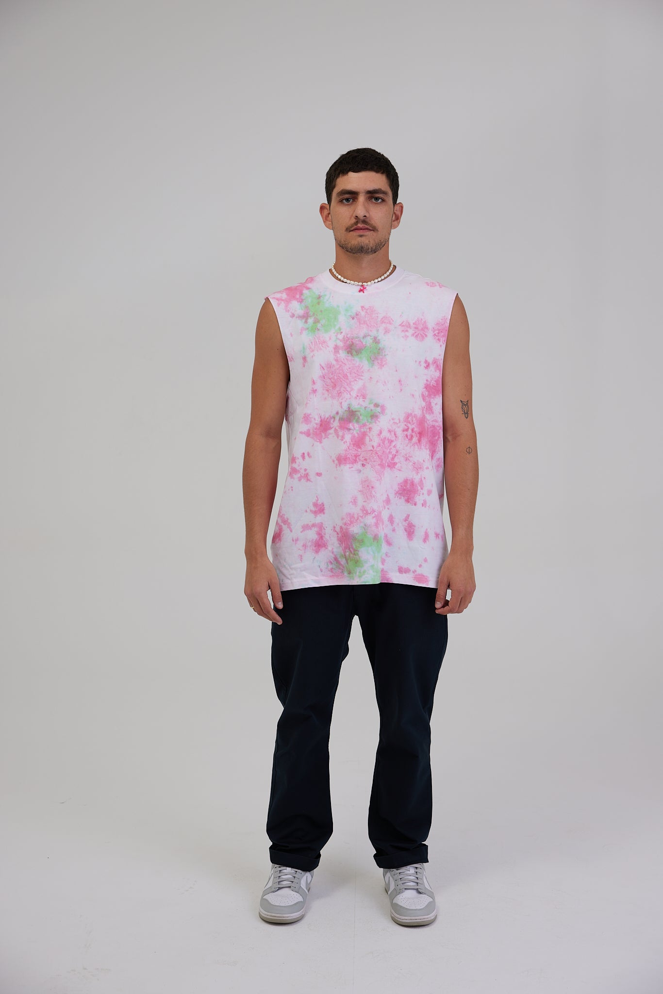 PINK TIE-DYE TANK