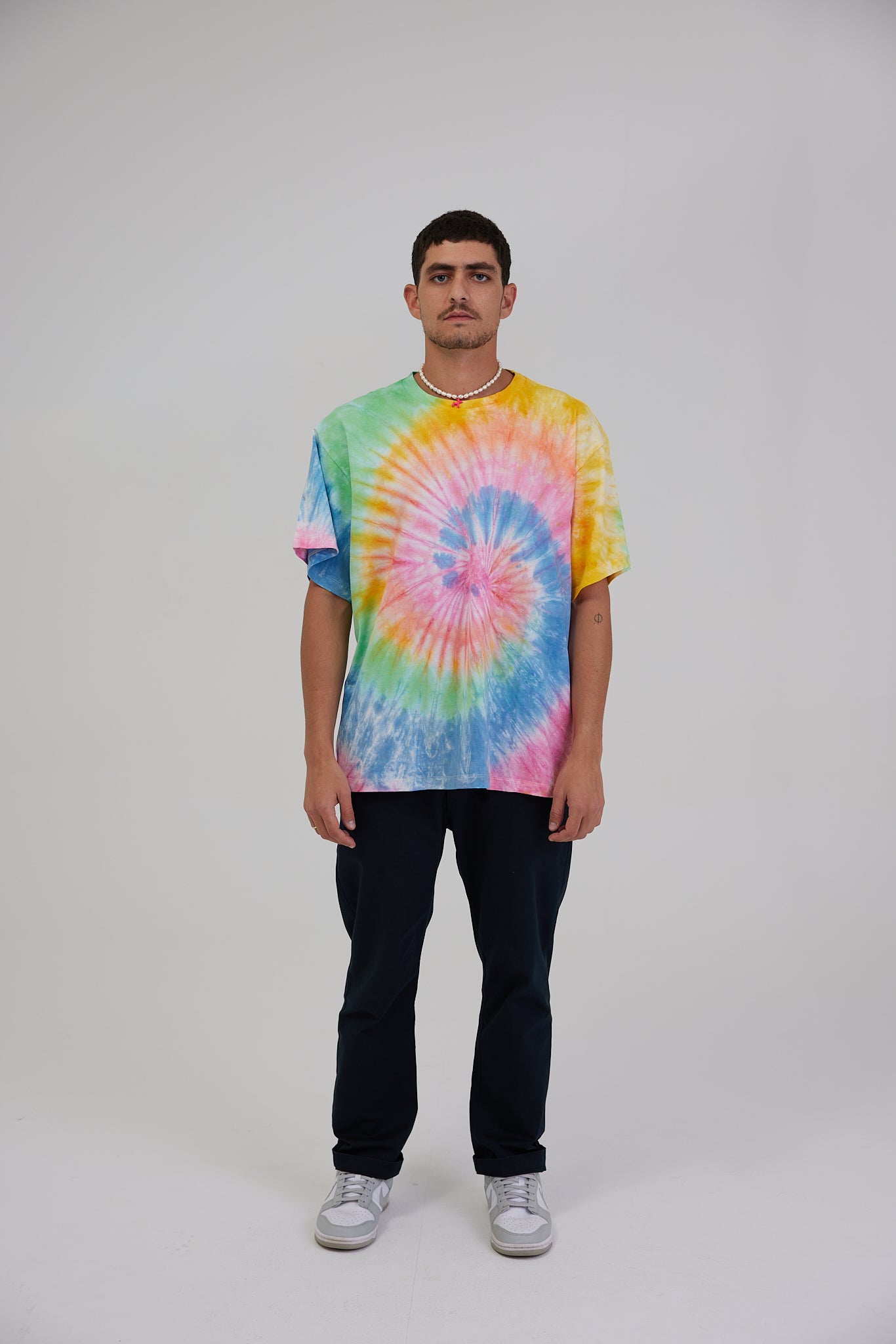 MULTICOLOUR TIE-DYE T-SHIRT