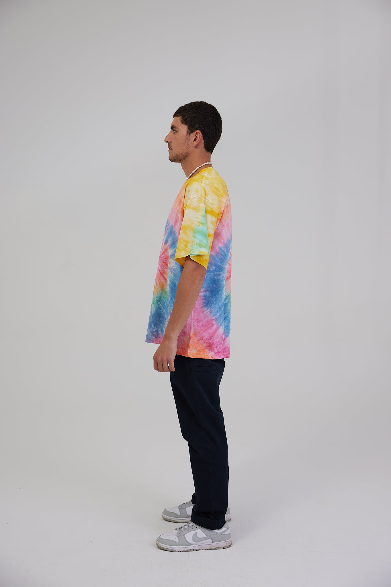 MULTICOLOUR TIE-DYE T-SHIRT