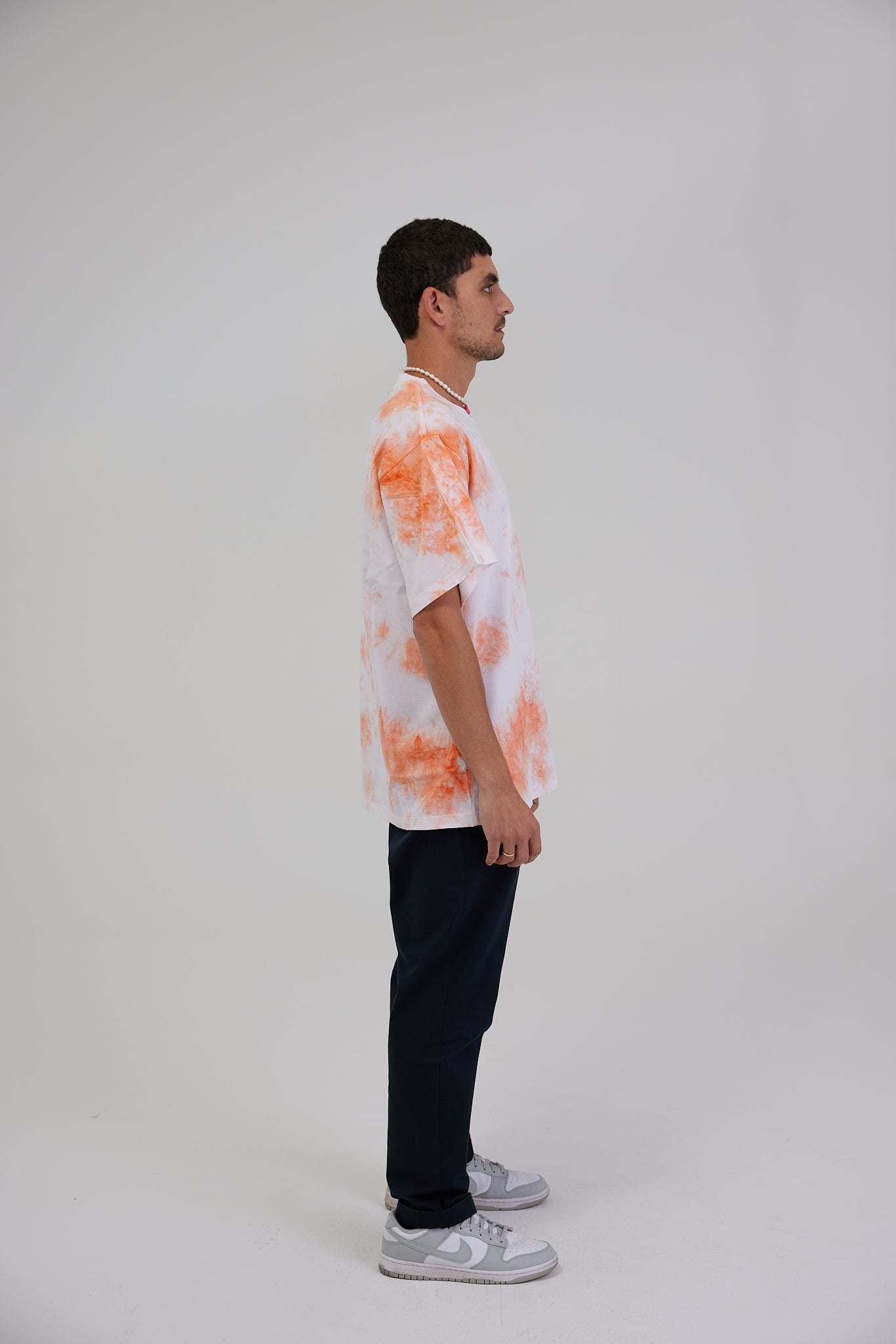 ORANGE TIE-DYE T-SHIRT