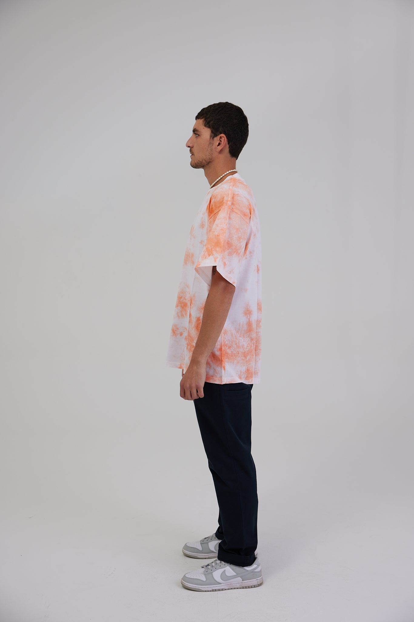 ORANGE TIE-DYE T-SHIRT