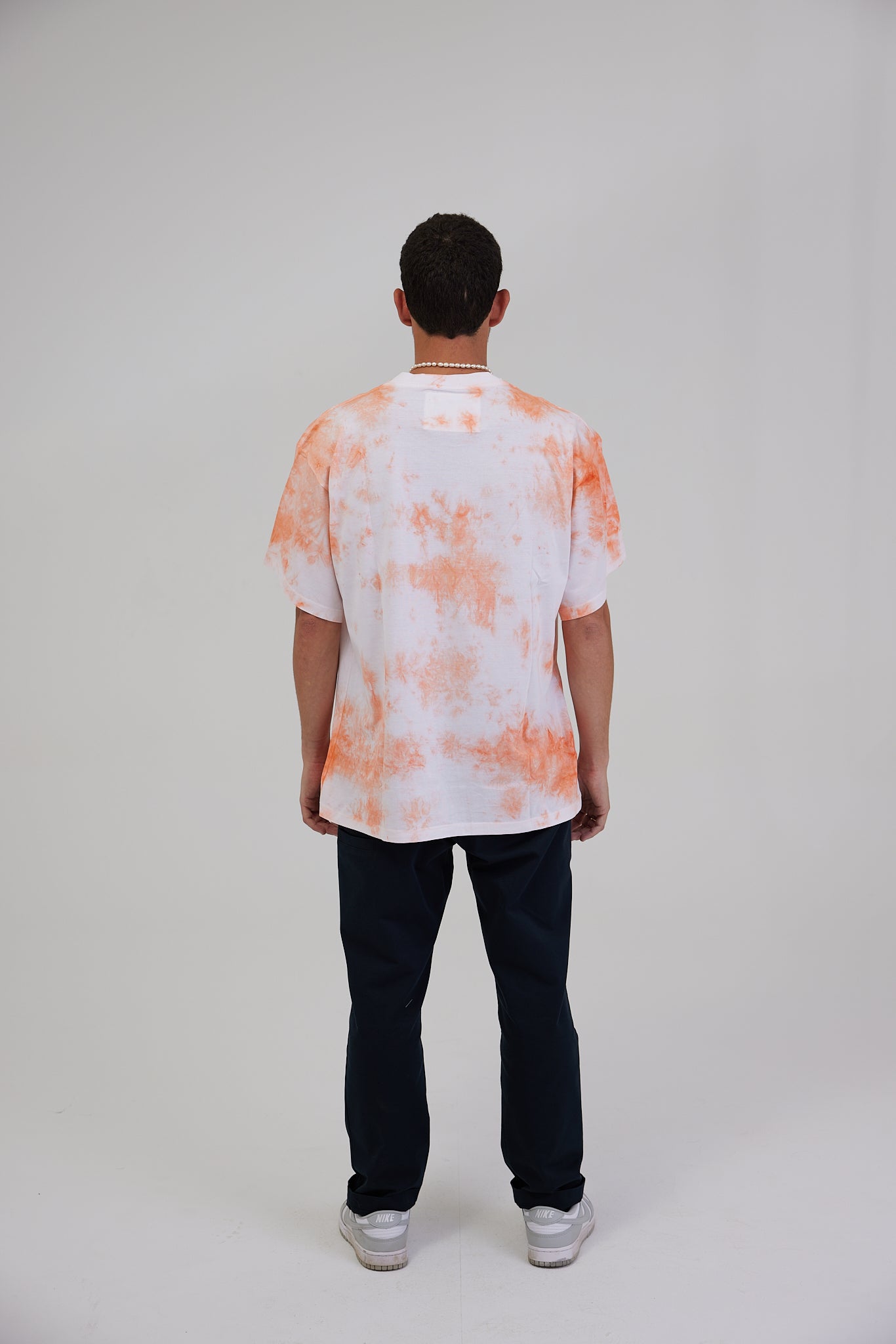 ORANGE TIE-DYE T-SHIRT