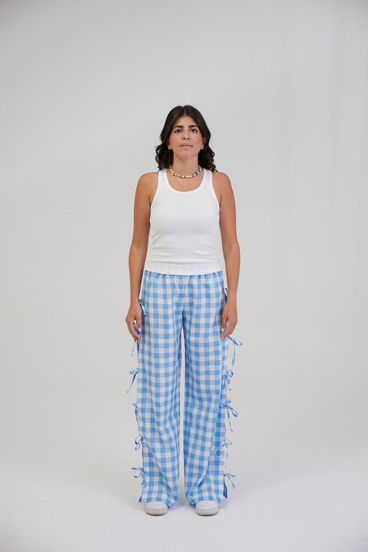 LIGHT BLUE PICNIC PERFECT PANTS