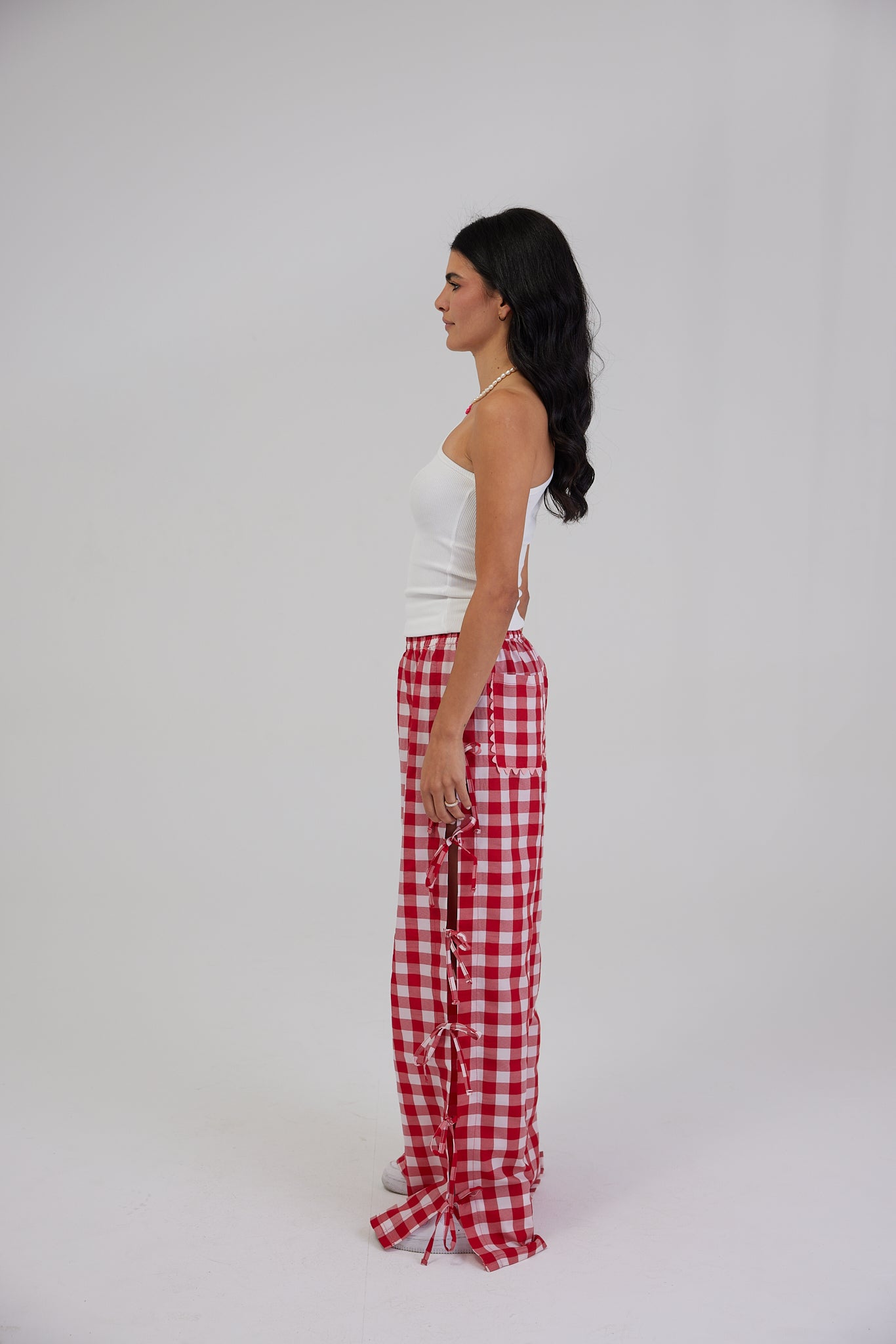 RED PICNIC PERFECT PANTS