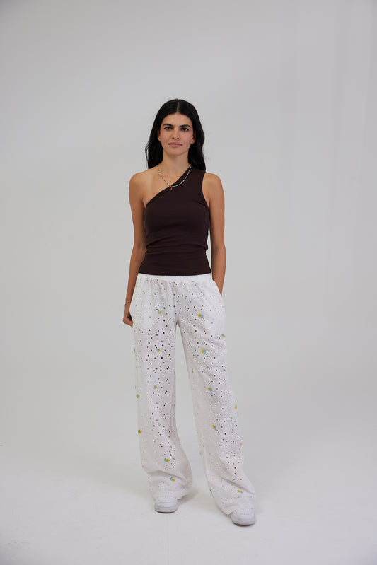 YELLOW BOUQUET PANTS